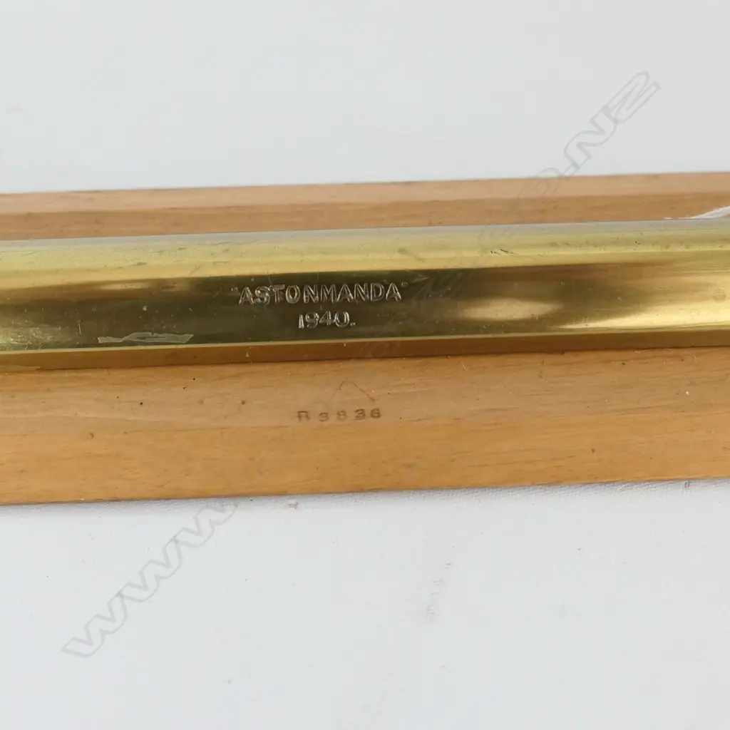 'ASTONMANDA' 1940 ROLLING RULE, EBONY 15"  AND EBONIZED 6" PARALLEL RULES Image 1++